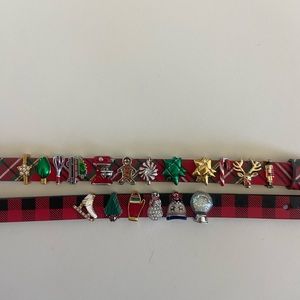 Christmas group of KERP Collective. 2 bracelets with 18 total charms.